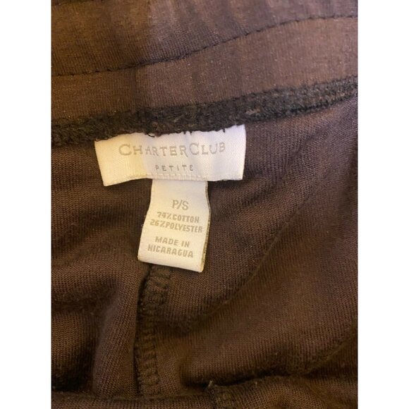 Charter Club Velour Running Suit P Women Small Brown - Picture 4 of 4
